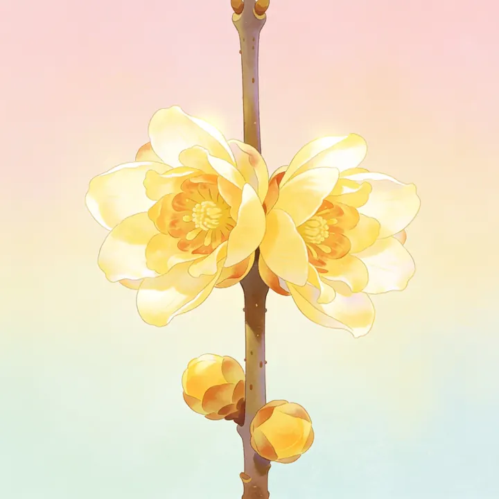 납매 그림