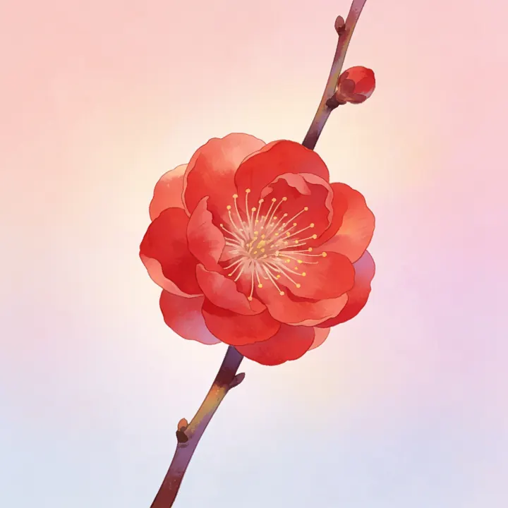 홍매화 그림