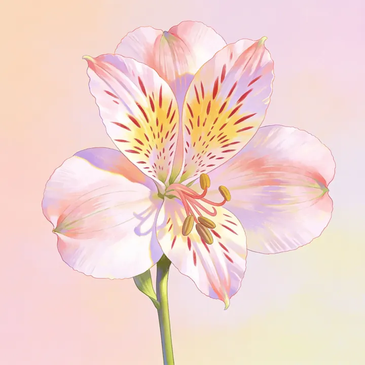 알스트로메리아 그림