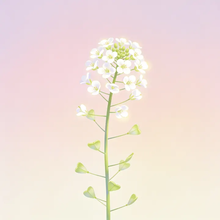 냉이꽃 그림