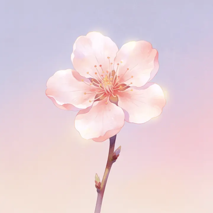 살구꽃 그림