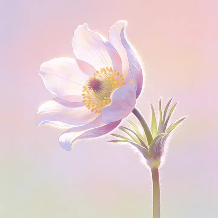 할미꽃 그림