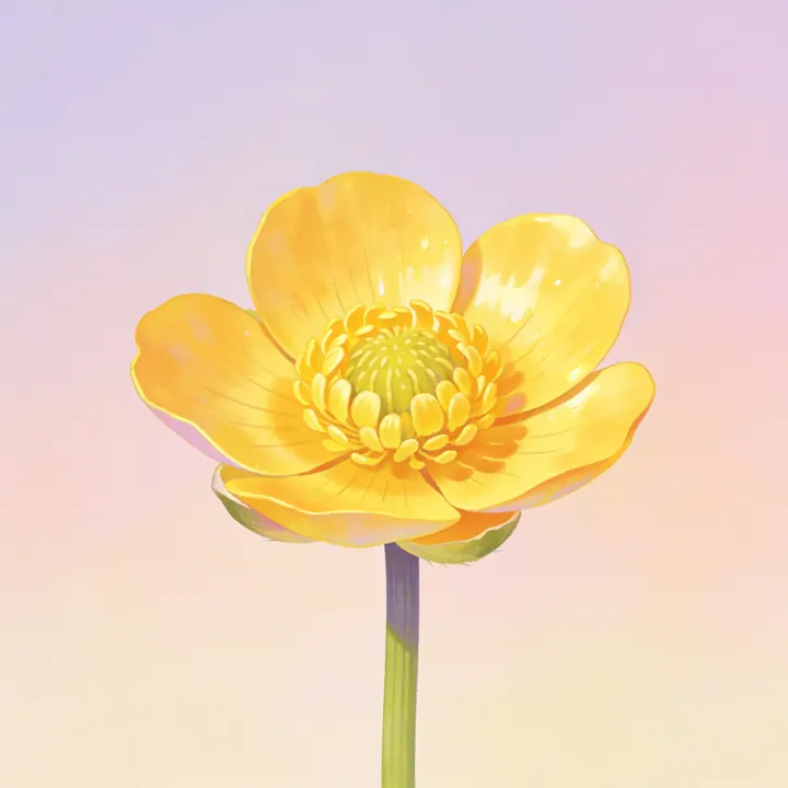 동의나물 그림