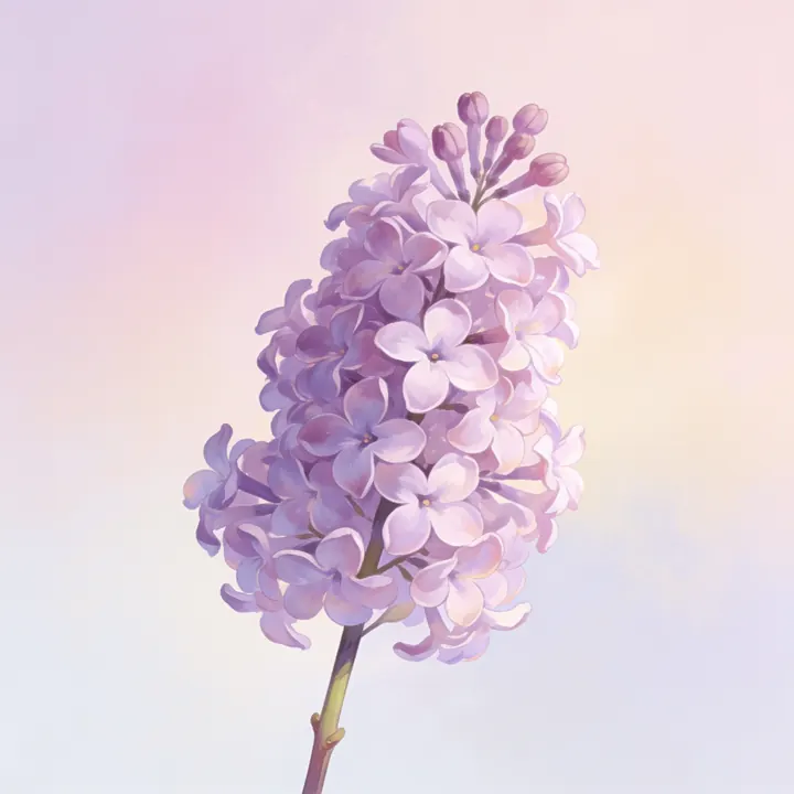 라일락 그림