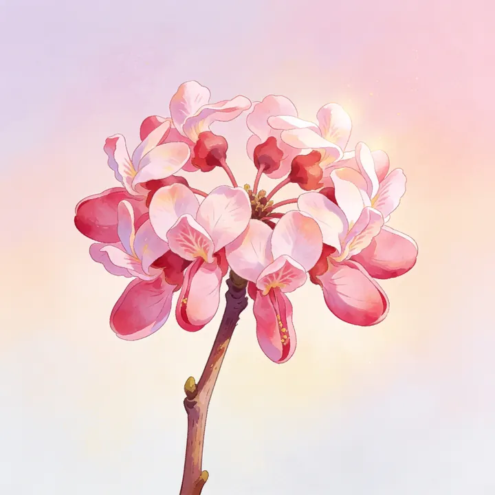 박태기꽃 그림