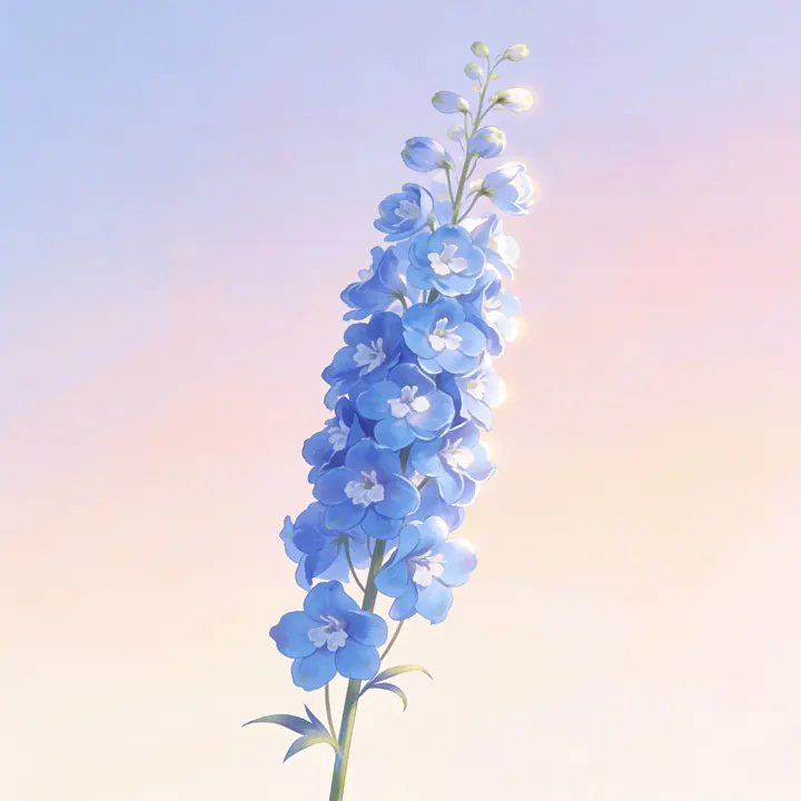델피니움 그림