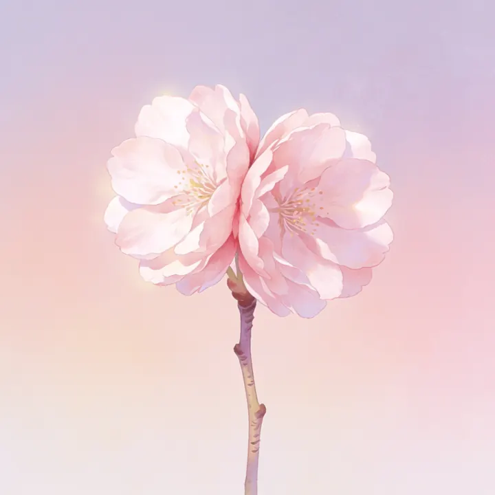 겹벚꽃 그림