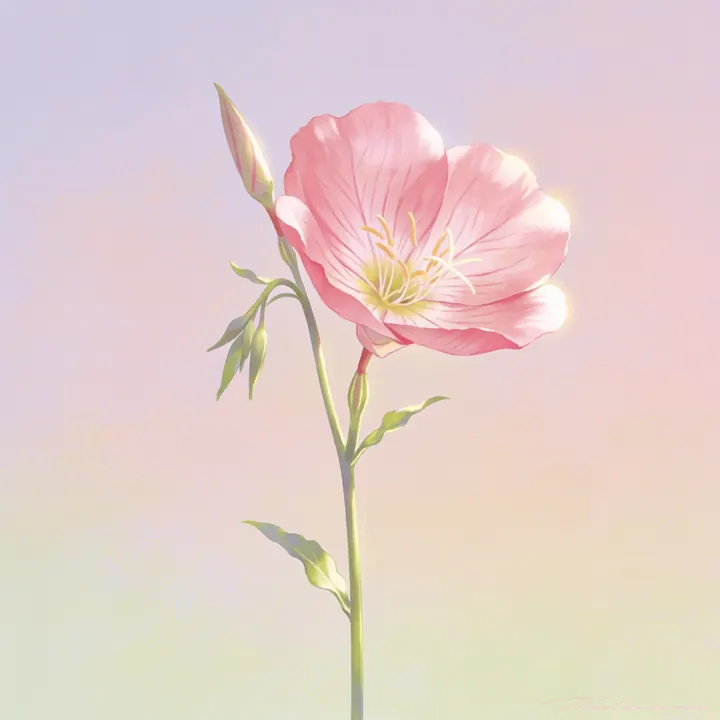 낮달맞이꽃 그림