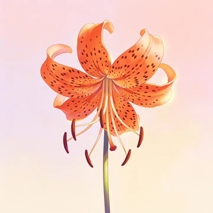 참나리 그림