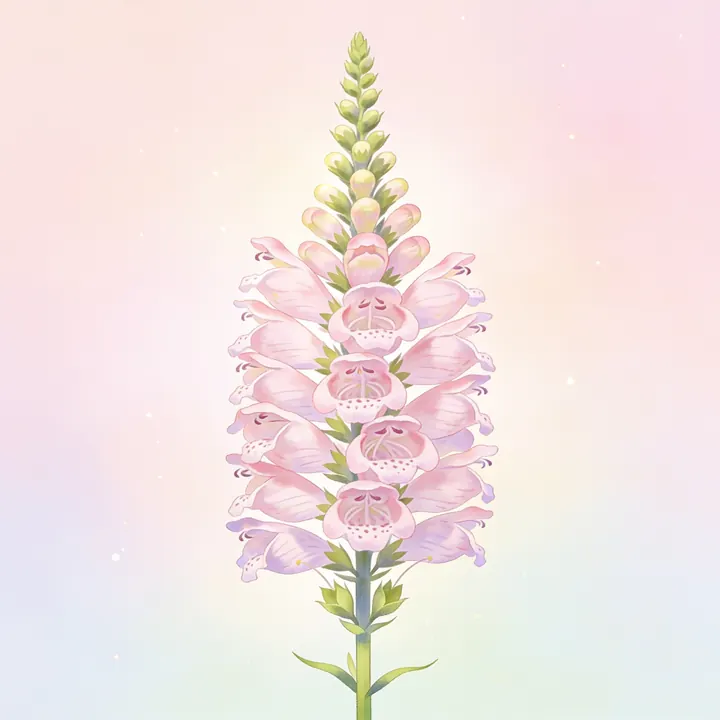 꽃범의꼬리 그림