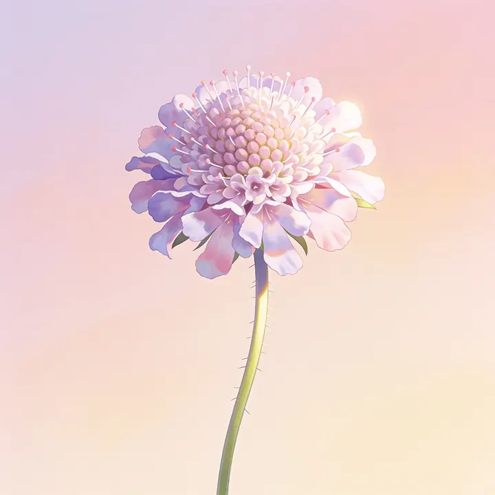 솔체꽃 그림