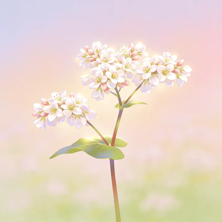 메밀꽃 그림