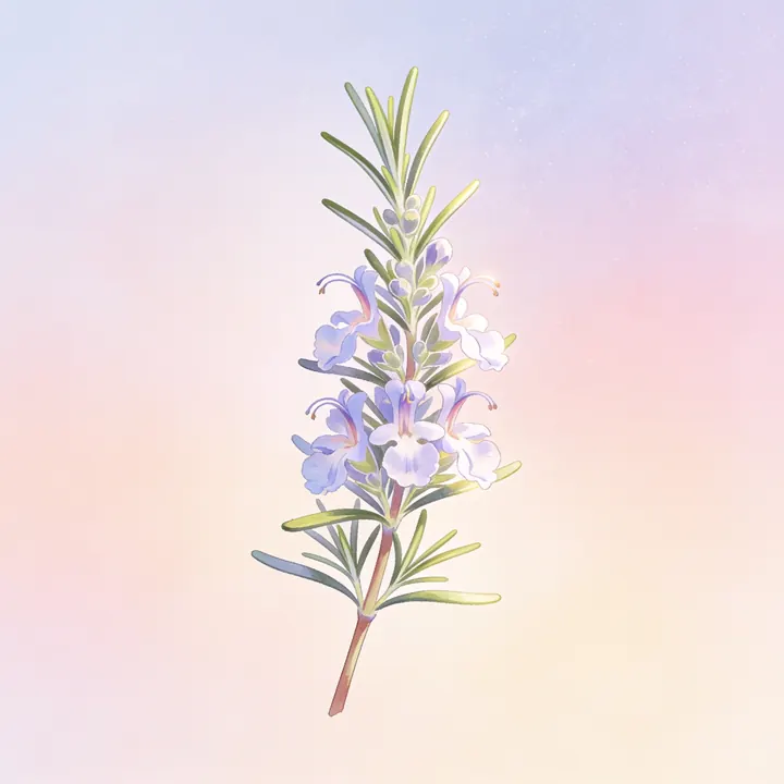 로즈마리꽃 그림