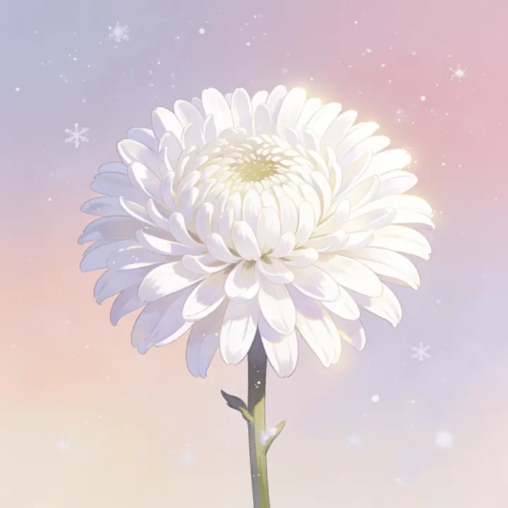 노스폴 국화 그림
