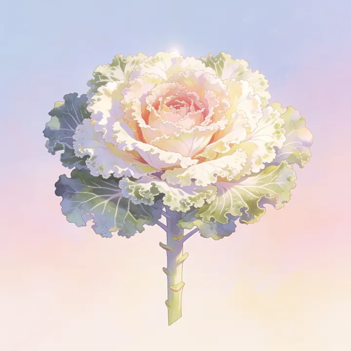 꽃양배추 그림