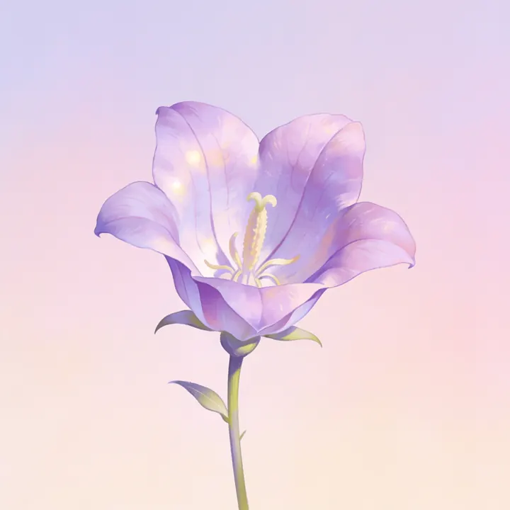 섬초롱꽃 그림