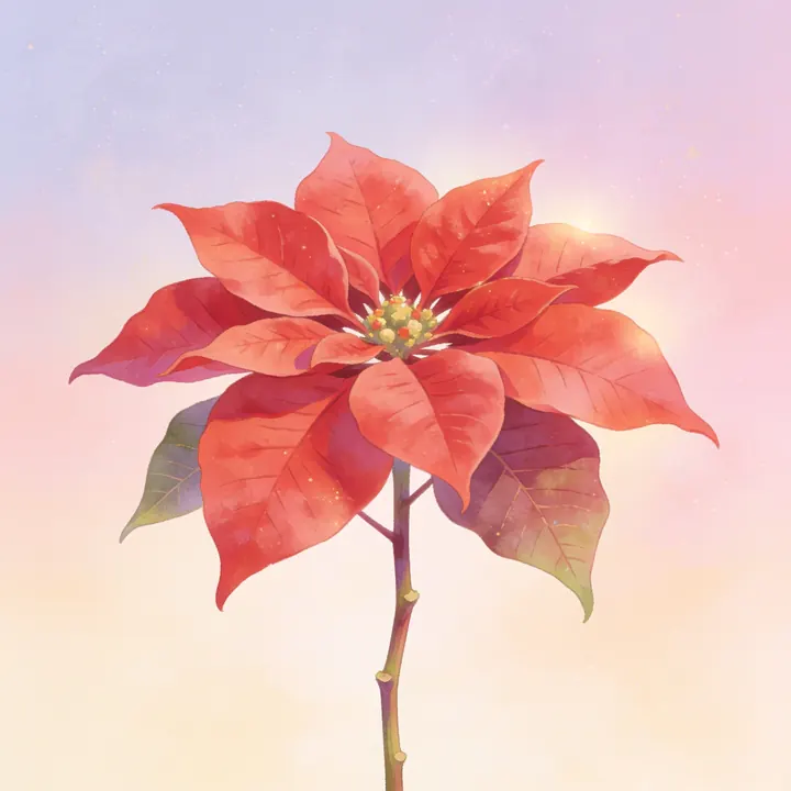 포인세티아 그림