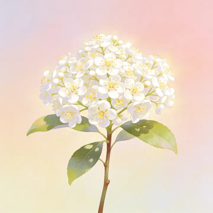 구골나무꽃 그림