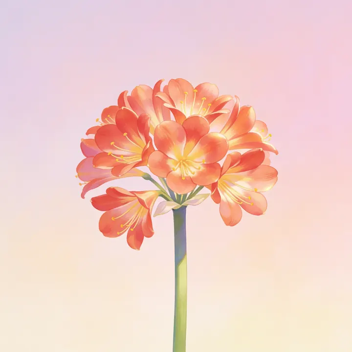 군자란 그림