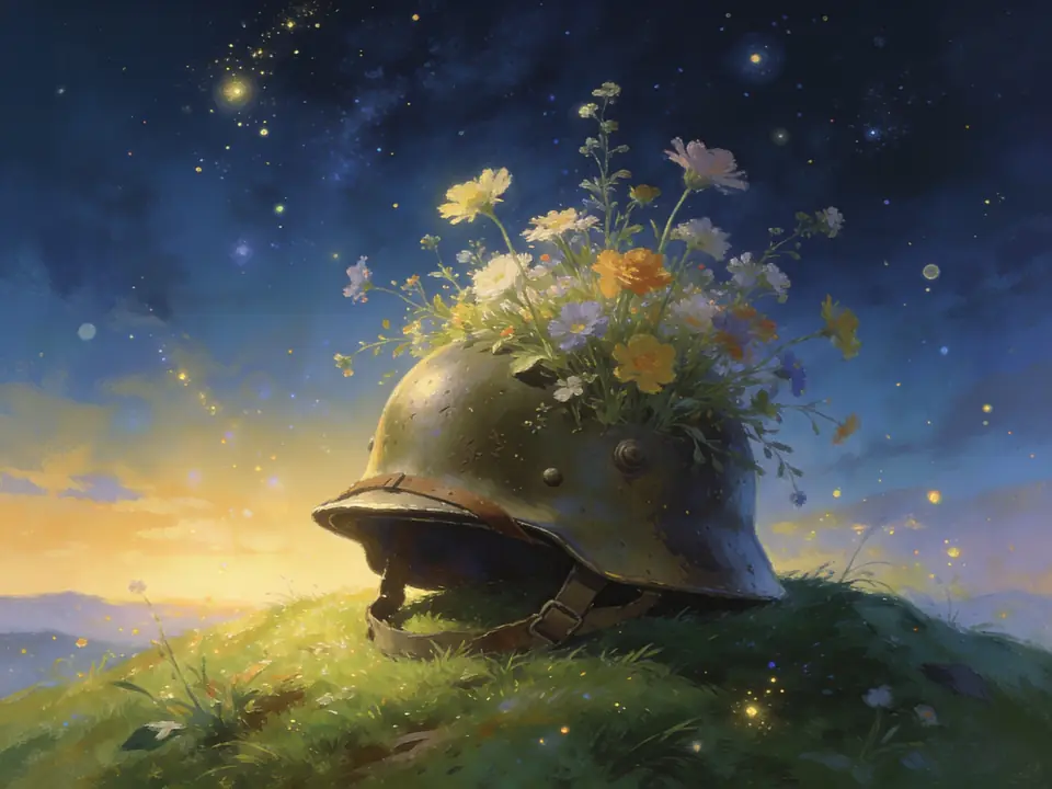 군대 다시 가는 꿈을 그린 그림