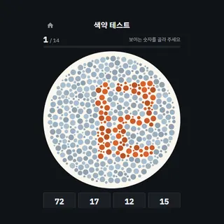 색약 테스트