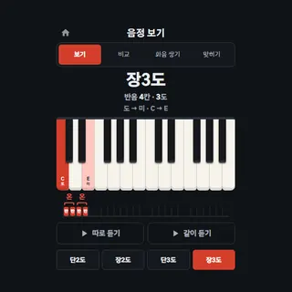 음정 보기