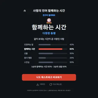 사랑의 언어 테스트